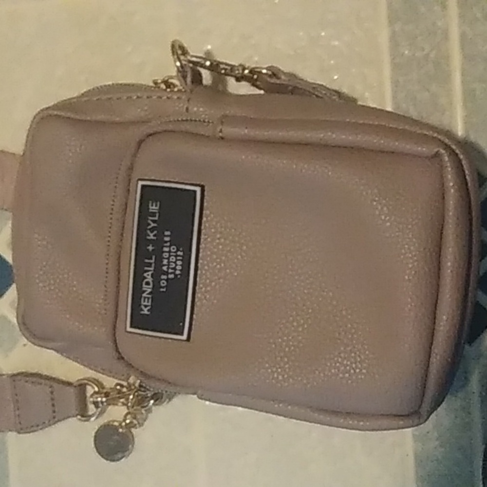 Kendall and Kylie Small Taupe Cross Body Bag